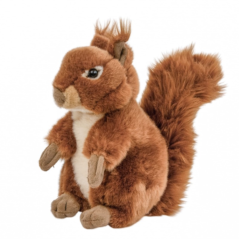 Teddys Rothenburg Uni-Toys Squirrel 23 cm Cuddly Toy Plush Squirrel