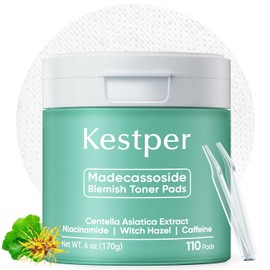 Kestper Madecassoside & Caffeine Toner Pads for All Skin Types