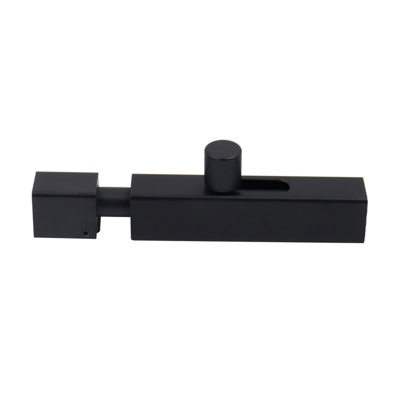 Nicerity 2Pcs Security Door Bolt Latch 3.54inch/90mm Black Door Safety
