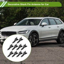 HOPESPANNER Universal Shark Fin Dummy Antenna Mount Aerial for Decoration Only Black 10 Pcs