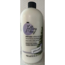 PHILOSOPHY FIRMING BODY EMULSION FALLING IN LOVE ,32FLOZ WITH REPLACEMENT PUMP