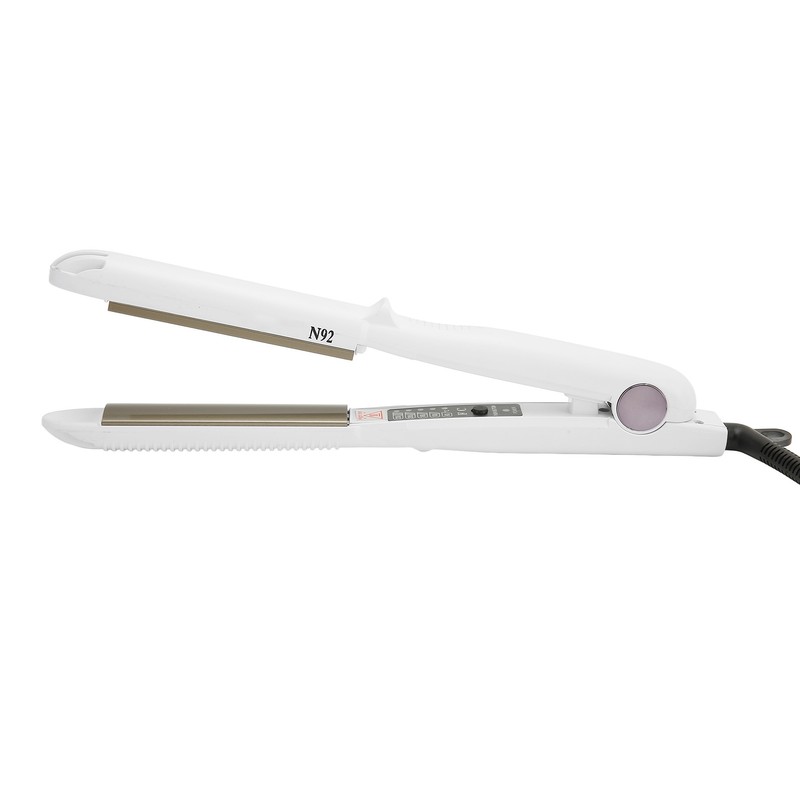 Hair Straightener Electronic Ceramic Fast Heating Curling Straightening Iron 100‑240V