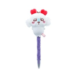 Sun-Star Stationery Chiikawa Oil-Based Ballpoint Pen with Mascot, Comic Scene Flying Squirrel S4655494