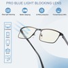 5-Pack Reading Glasses Men Metal Frame Spring Hinges with Computer