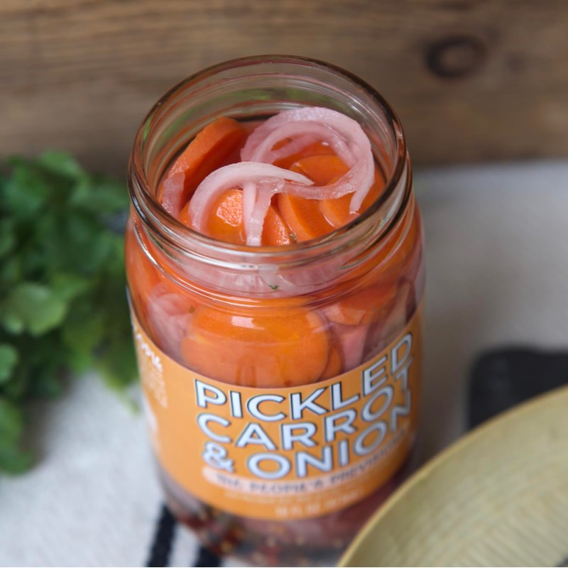 The People's Provisions - Pickled Carrot & Onion 16oz -