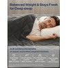 ZonLi Weighted Blanket Quilted for Adults, Queen Size Thick Cotton