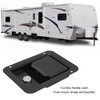 Trailer Paddle Lock ,Black Toolbox Handle Latch with 2 Keys