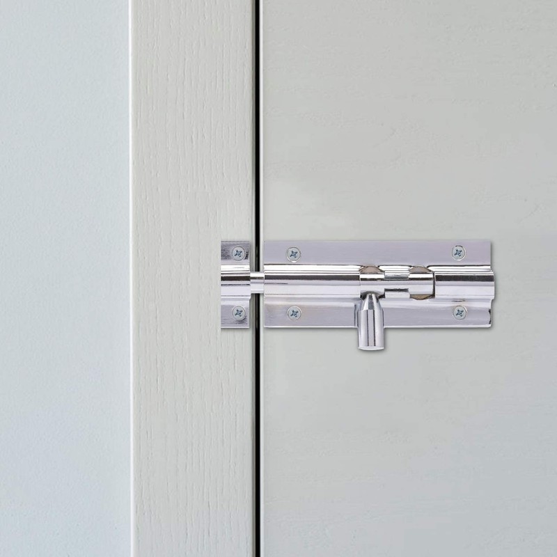TERF® Door Bolt Polished Chrome Barrel Slide Lock 150mm [6'']