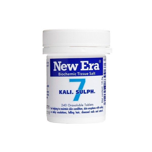 New Era - Tissue Salt No.  7 Kali. Sulph. Tablets 240