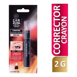 Corrector Retrctil Crayon Efecto Flash Beige 2 G Zan Zusi                                                                                             