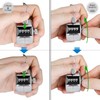 KTRIO Pack of 3 Metal Hand Tally Counter 4-Digit Tally