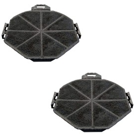 CDA CHA17 Charcoal Filter Pack of 2 Compatible with EKP60/70/90, EKN60/70/90 Hoods