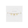 Estella Bartlett Gold Plated Shine Bright Beaded Cord Bracelet