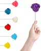 Fruidles Charming Roses Lollipops, Large Lollipop Sucker, Mixed Fruit Flavor,