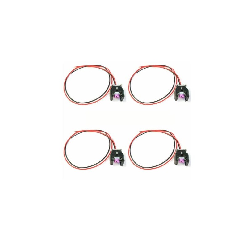 4 x Diesel Injector Plug/Electrical Connector For Mercedes Sprinter Delphi