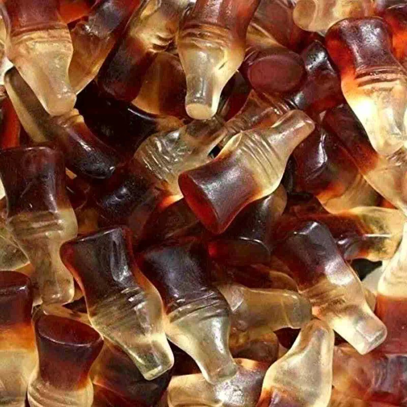 Sweet Smiles Gummy COLA Bottles - Chewy Cola Flavored Shaped