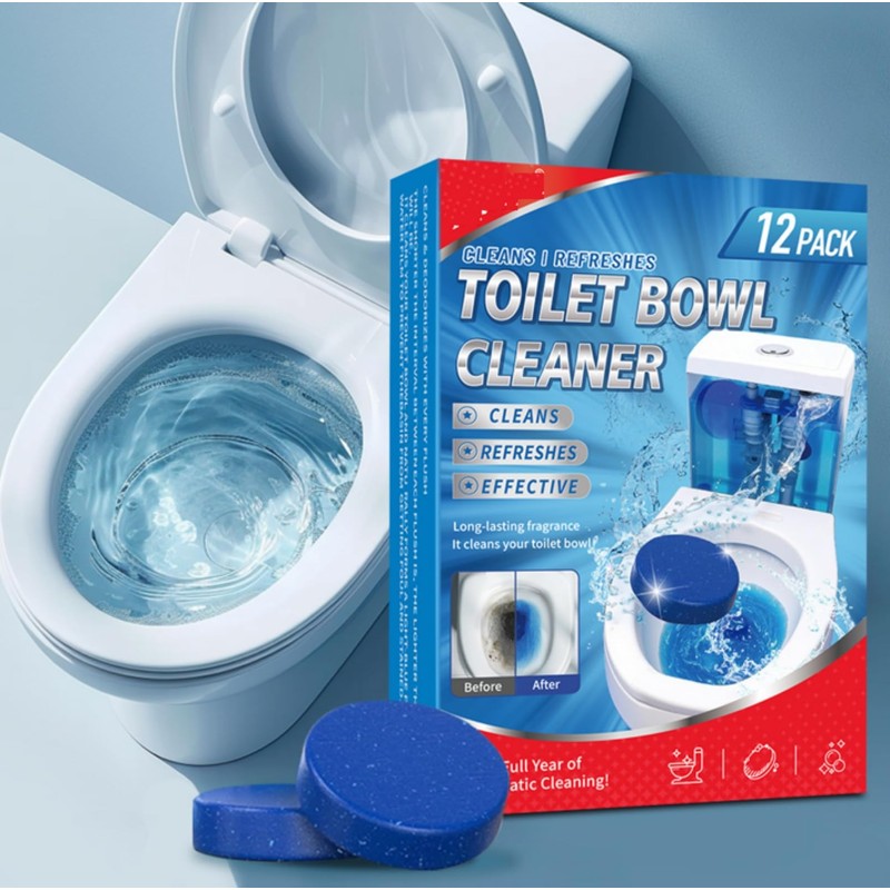 NiTa HyHy Automatic Toilet Bowl Cleaner Tablets,Put in the Toilet