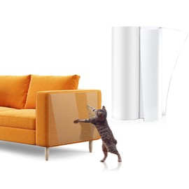 Kratzfolie Katzen Selbstklebend,Katzen Kratzschutz Sofa Transparent, Kratzfolie Katzen Selbstklebend,Kratzschutz Wand, Kratzschutzfolie, Für Möbel, Sofas, Türen, Wände(30cm*5m)