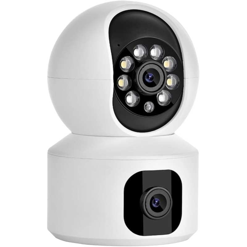 Indoor WiFi Dual Lens Smart Surveillance Camera – 1080P HD,