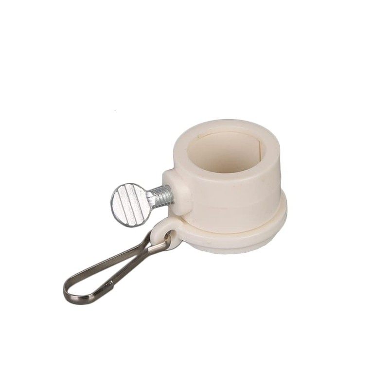 TopHomer Flagpole mounting ring clip, 2 pieces 1 inch rotating