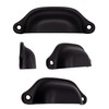 Fuxxer® 10 x Antique Drawer Handles, Shells, Retro Design, 98