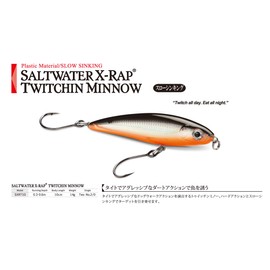 X-Rap Twitchin' Minnow 10 Mullet