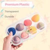 Kalevel Makeup Blender Sponge Holder Container Sponge Case Organizer Plastic