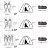 BISINNA Lightweight 3 Season Camping Tent for 2/2.5/3 Person, Waterproof