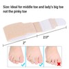 LGLAU 6PCS Hammer Toe Straighteners, Broken Toe Wraps, Hammer Toe