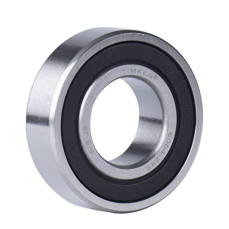 4PACK TIMKEN 6004-2RS Double Rubber Seal Bearings 20x42x12mm, Pre-Lubricated and