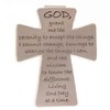 Sterling Gifts Serenity Prayer Cross Auto Visor Clip Chrome, One