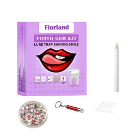 Fiorland Tooth Gem Kit, DIY Crystals Jewelry Kit Teeth Gems Set, 2025 New Professional Fashionable Y2k Tooth Gems for Teeth (Multi-Color)