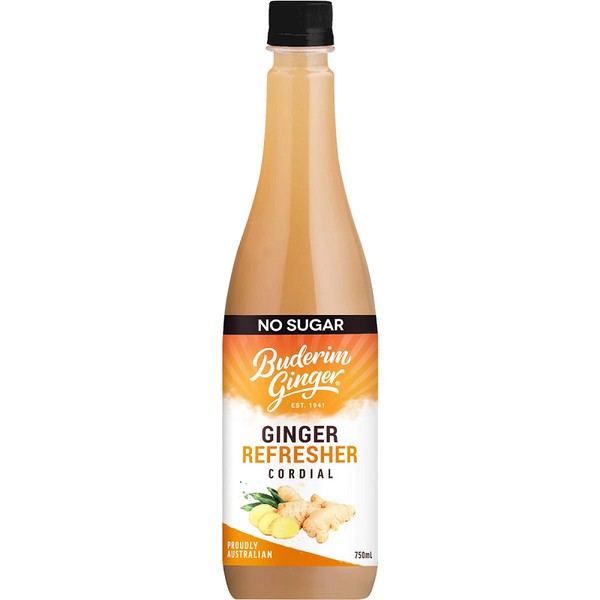 Buderim Ginger Refresher Cordial 750ml