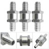 10mm Aluminum One-Way Non-Return Check Valve Fuel Water Gas/Air Vacuum