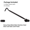 Bilyglewarwof Barn Door Hook and Eye Latch 8inch Heavy Duty