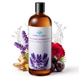 EXPRESSIONS WELLNESS Anti Cellulite Massage Oil for Massage Therapy