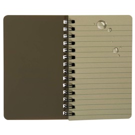 Rothco All-Weather Waterproof Notebook, Coyote Brown, 3" x 5"