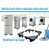 Movable Base Size Adjustable Washing Machine Base for Dryer Refrigerator