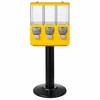 4 Compartment Coin Operated Candy Vending Machine with Adjustable Stand
