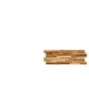 Bare Decor EZ-Wall 3D Mosaic Tile in Solid Teak Wood,