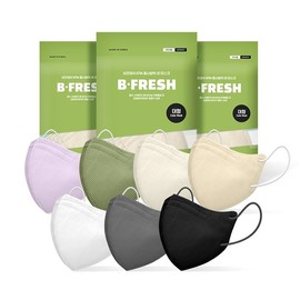[Recent production/bulk arrival/price reduction] Befresh KF94 bird beak type mask large size domestic production 50 sheets purple