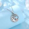 EUDORA Harmony Ball Mother Daughter Necklace Women's 925 Sterling Silver,
