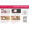 Ceiling Fan Angle Mount, FB900-1 Cathedral Ceiling Fan Box, Ceiling