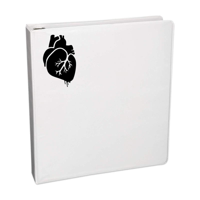 Bargain Max Decals Dripping Anatomical Heart Decal Notebook Car Laptop