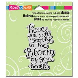 STAMPENDOUS Cling Stamp, in The Bloom