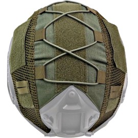 T.D.Well Helmet Cover FAST PJ Airsoft Helmet Cover Tactical Helmet Cover Camouflage MC (Ranger Green)