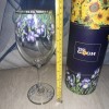 The Play Van Gogh Museum WINE Glass Irises design collectible