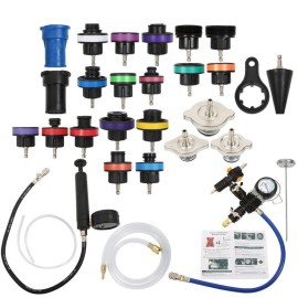 Unbranded 28pcs Radiator Pressure Tester & Cooling System Vacuum Type Purge Kit