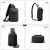 FANDARE Sling Bag Cross Body Ultra Lightweight Chest Bag Men