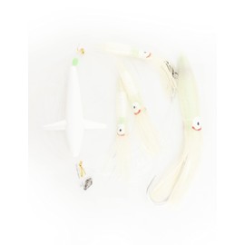 BLUEWING Fishing Daisy Chain Big Game Daisy Bird Bulb Squid Trolling Bird Tuna Lures Fishing Teasers for Marlin Sailfish Fishing Luminous